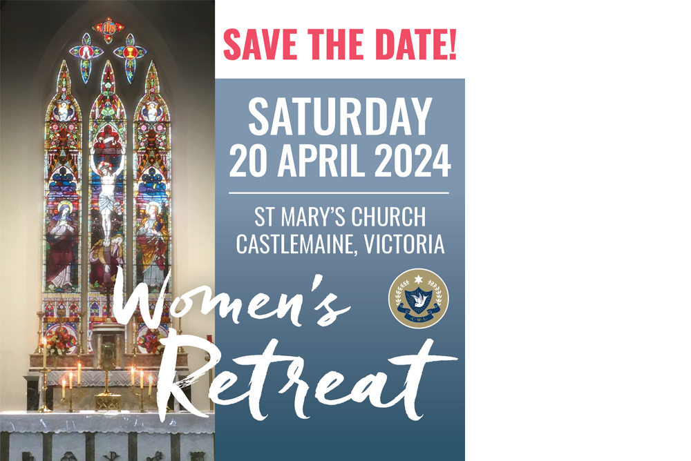 Women’s Retreat Castlemaine Saturday 20 April 2024