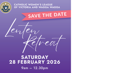 Save the Date: Lenten Retreat – Saturday, 28 February 2026